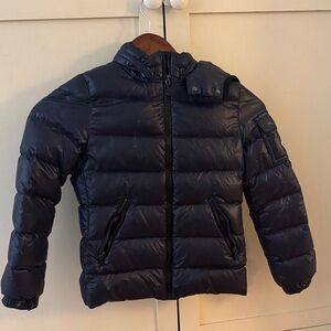 Moncler Kids dark blue Puffer Jacket